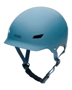 Casco per Bici 51-56 cm - Blu Opaco - Chiusura Magnetica