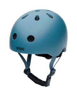 Casco per Bici 45-51 cm - Blu Opaco - Chiusura Magnetica