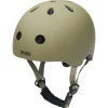 Casco per Bici 45-51 cm - Verde Opaco - Chiusura Magnetica