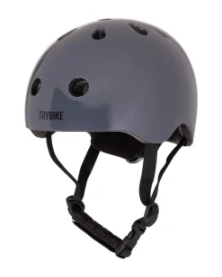 Casco per Bici - Graphite Grey - Calotta in ABS - Resistente Regolabile e Traspirante