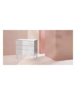 Cassettiera Sleepi - con Cassetti - Bianco - in Legno