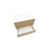 Cassettiera Sleepi - con Cassetti - Bianco/Naturale - in Legno