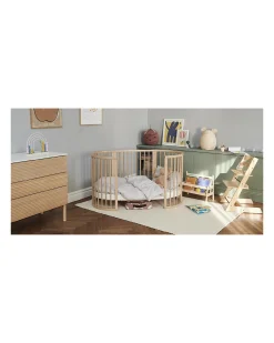 Cassettiera Sleepi - con Cassetti - Bianco/Naturale - in Legno