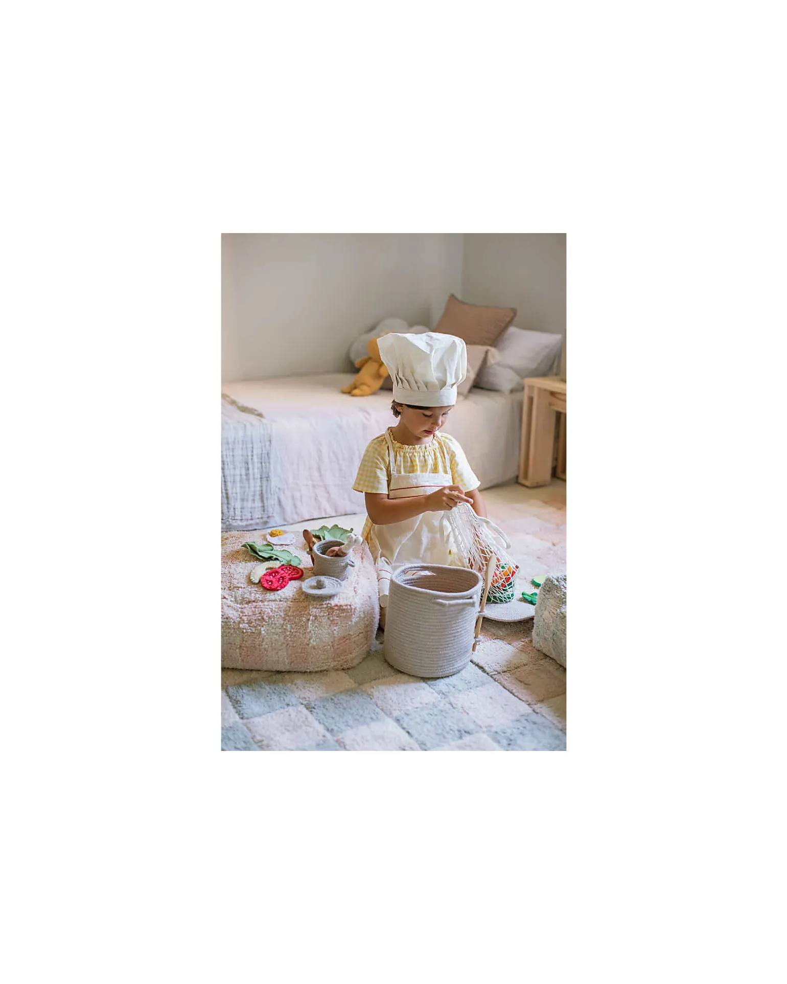 Cesta Portagiochi - Pentola - Little Chefs Collection