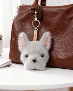 Charm Remy il Bulldog - Grigio - 14 x 13 x 10 cm - 100% Materiali Riciclati