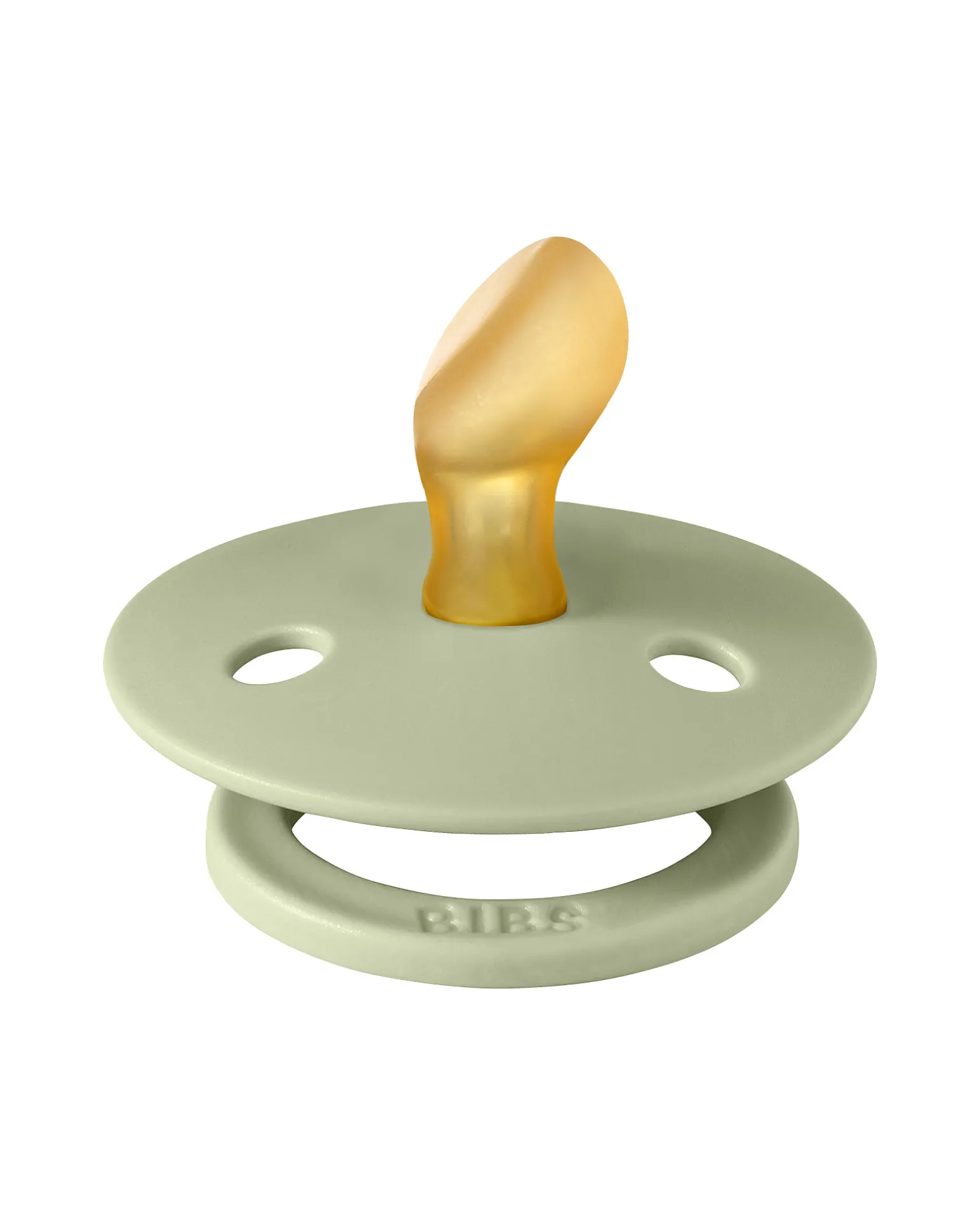 Ciuccio Colour - Tettarella Anatomica in Gomma Naturale - Avorio e Verde Salvia - Senza PBA, PVC e Flatati