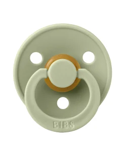 Ciuccio Colour - Tettarella Anatomica in Gomma Naturale - Avorio e Verde Salvia - Senza PBA, PVC e Flatati