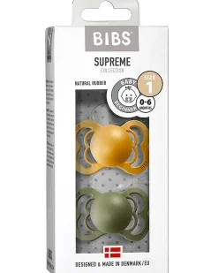 Ciuccio Supreme - Tettarella Simmetrica in Gomma Naturale - Honey Bee e Oliva - Senza PBA, PVC e Flatati