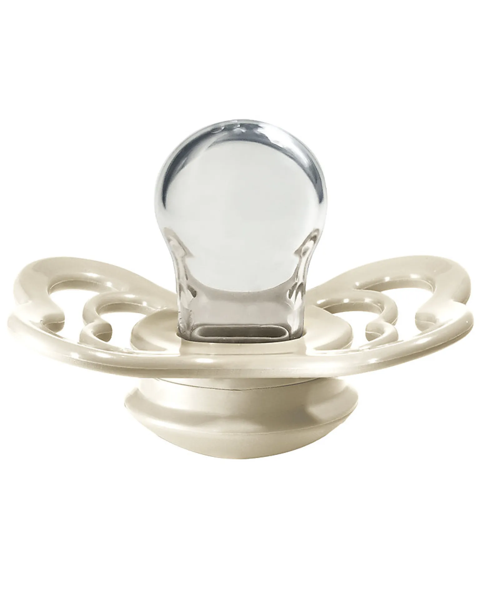 Ciuccio Supreme - Tettarella Simmetrica in Silicone - Avorio e Rosa Cipria - Senza PBA, PVC e Flatati