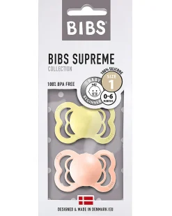 Ciuccio Supreme - Tettarella Simmetrica in Silicone - Sunshine e Peach Sunset - Senza PBA, PVC e Flatati