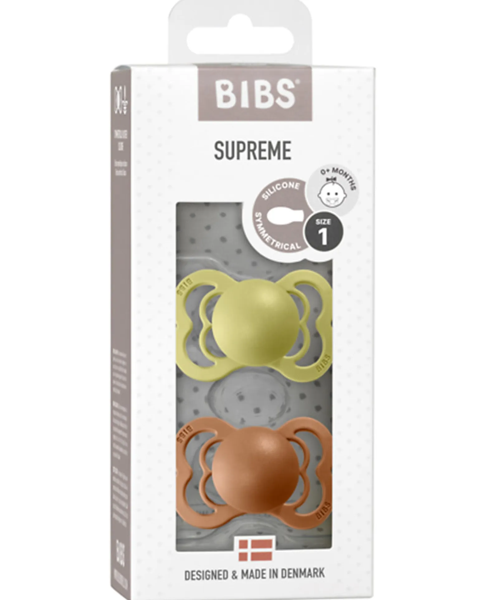 Ciuccio Supreme - Tettarella Simmetrica in Silicone - Meadow e Earth - Senza PBA, PVC e Flatati