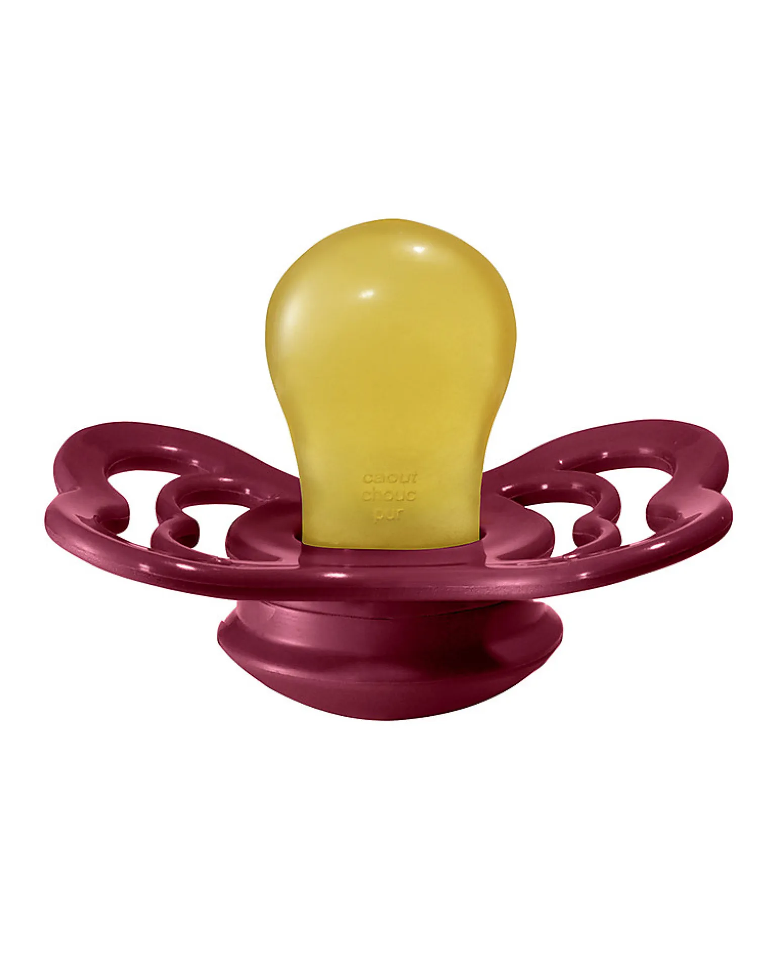 Ciuccio Supreme - Tettarella Simmetrica in Gomma Naturale - Corallo e Ruby - Senza PBA, PVC e Flatati