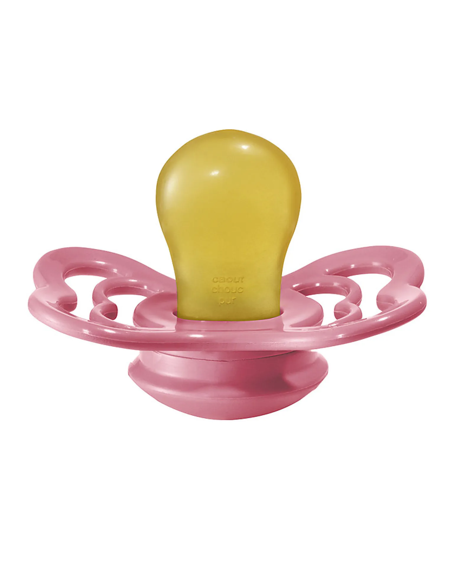 Ciuccio Supreme - Tettarella Simmetrica in Gomma Naturale - Corallo e Ruby - Senza PBA, PVC e Flatati