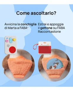 Coccole e abbracci con Marta - Personaggio Sonoro per Raccontastorie Faba