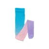 Collant con Strass Sfumati Rosa e Azzurro - 3-8 anni