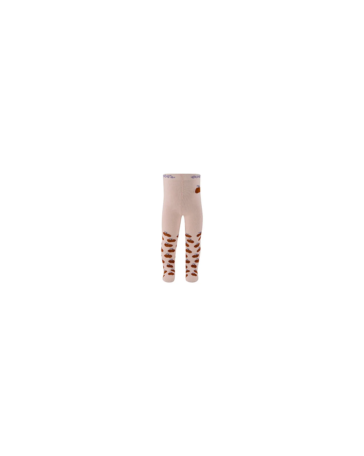 Collant In Cotone Bio Elasticizzato - Mele - Rosa - Certificato GOTS