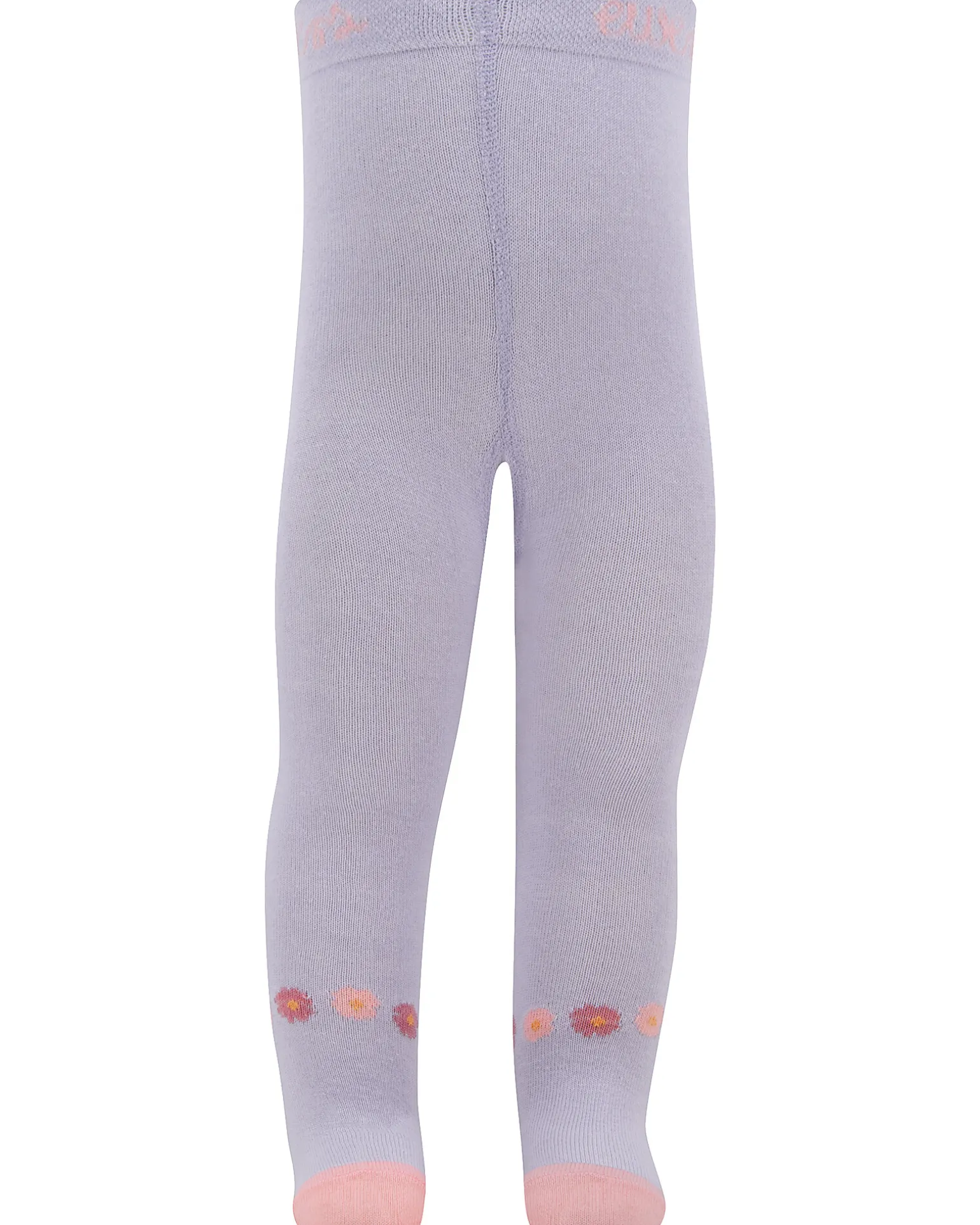 Collant In Cotone Bio Elasticizzato - Uccellini - Lilla - Certificato GOTS