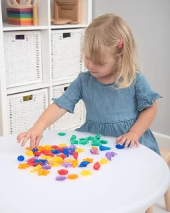 Conchiglie Traslucide - Rosso/Arancione/Giallo/Verde/Blu/Viola - da 3 Anni - Per Lavagna Luminosa