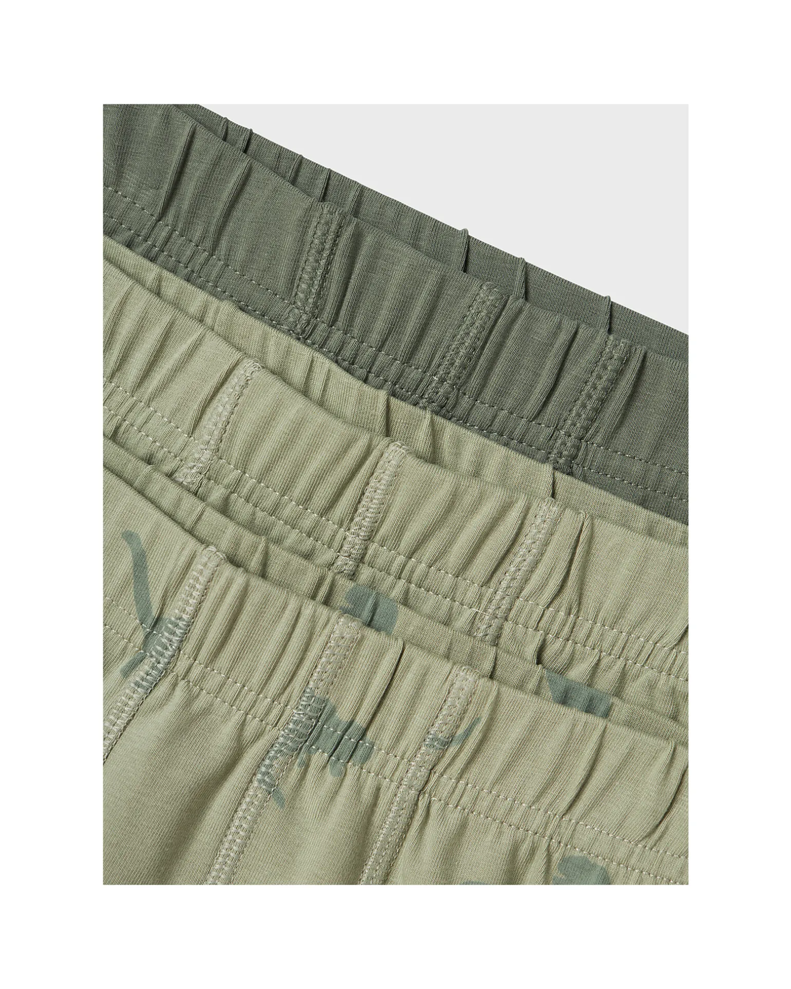 Confezione da 3 Boxer - Verde Agave - Dinosauri - Cotone Bio
