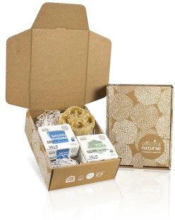 Confezione Regalo CO.SO. - Cura del Corpo - Bagnoschiuma Solido/Detergente Solido Viso/Luffa