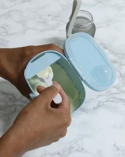 Contenitore per Latte in Polvere o Snack - Blue - Con Misurino
