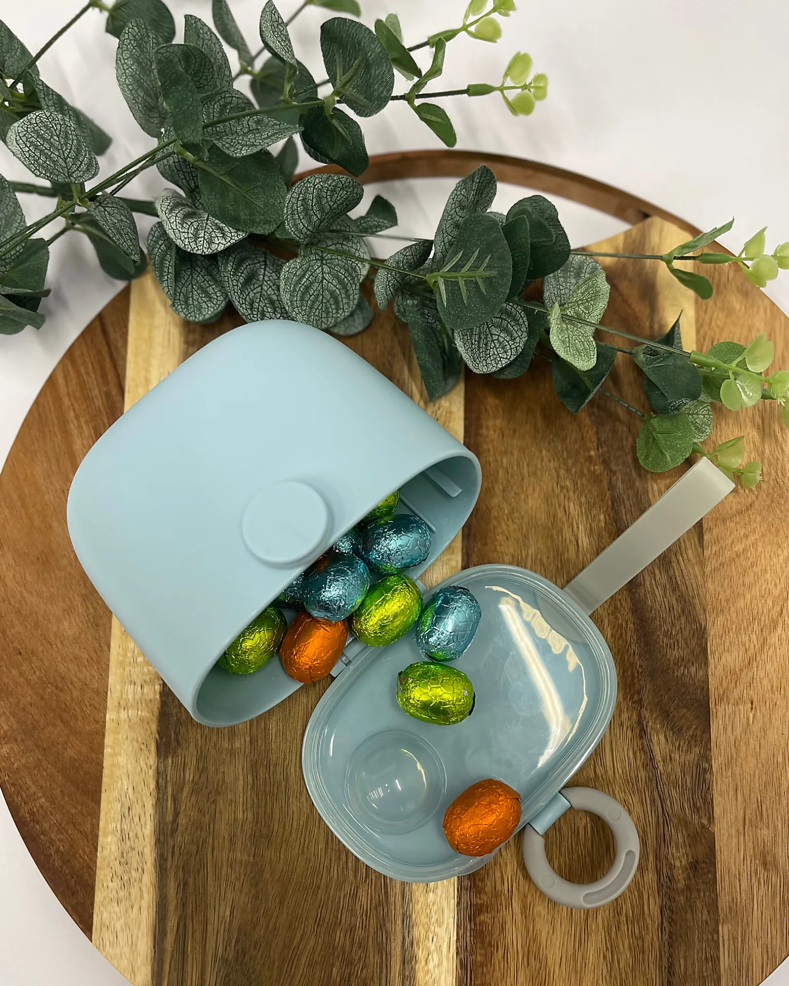 Contenitore per Latte in Polvere o Snack - Blue - Con Misurino