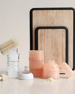 Contenitore per Latte in Polvere o Snack Impilabili - Dune - Con 4 Scomparti Ermetici