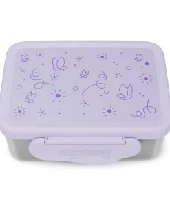 Contenitore Porta Pranzo in Acciaio Inox - Farfalle - 17x7x14 cm
