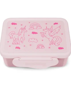 Contenitore Porta Pranzo in Acciaio Inox - Unicorni - 17x7x14 cm
