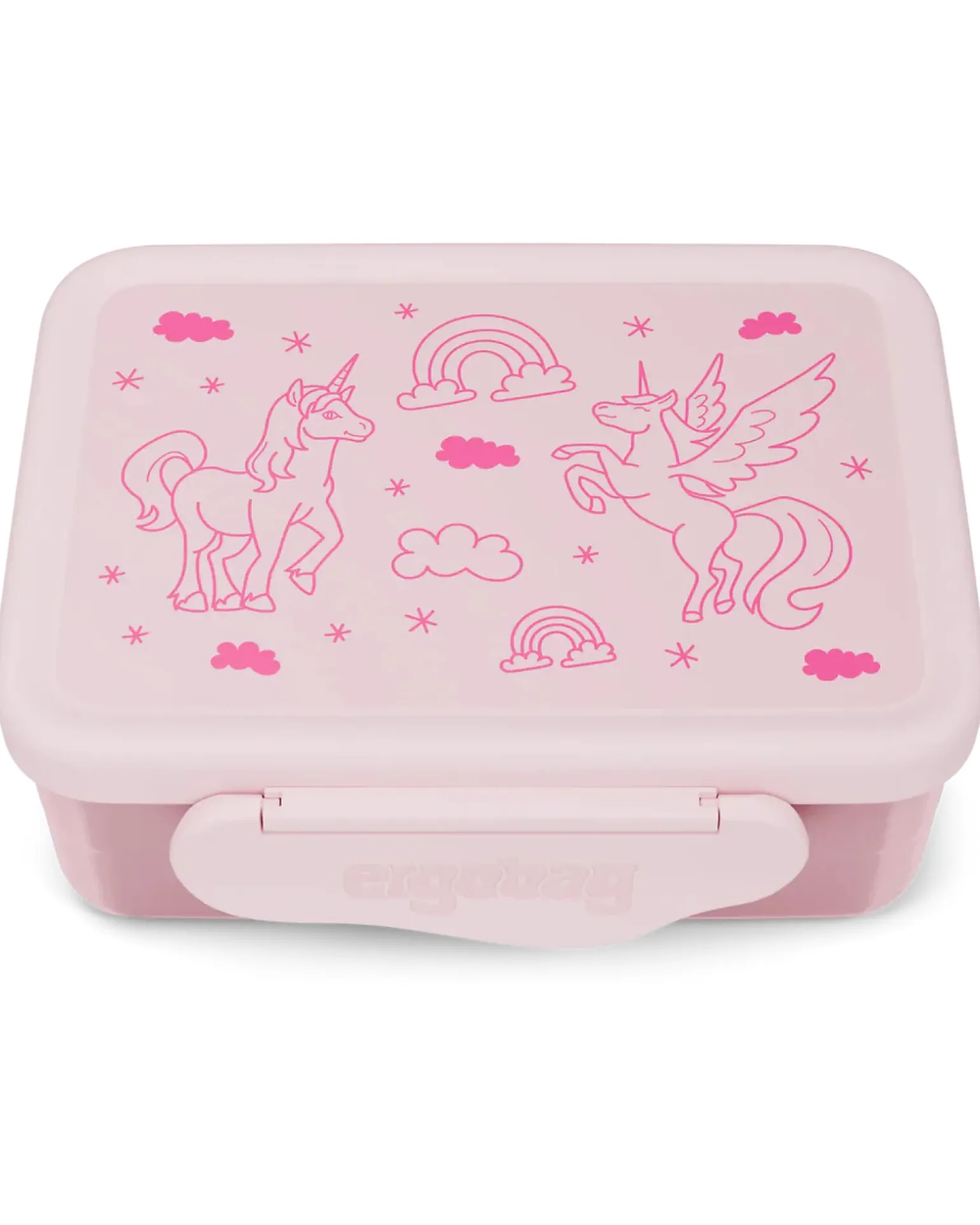 Contenitore Porta Pranzo in Acciaio Inox - Unicorni - 17x7x14 cm