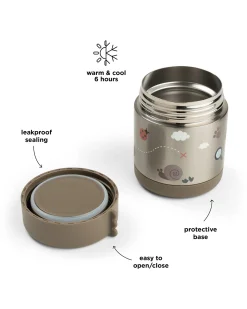 Contenitore Termico Cibo in Acciaio Inox - Tiny Trails - Sabbia - 300 ml