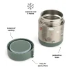 Contenitore Termico Cibo in Acciaio Inox - Tiny Trails - Verde - 300 ml