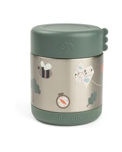 Contenitore Termico Cibo in Acciaio Inox - Tiny Trails - Verde - 300 ml