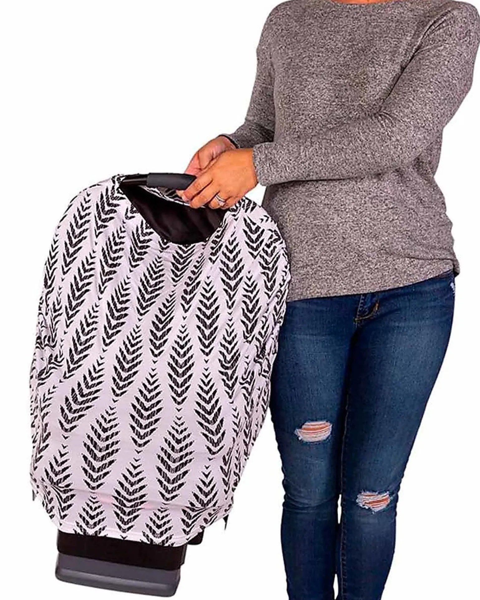 Coperta Multiuso 4-in-1 - Nero/Bianco