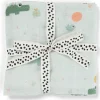 Copertina Milleusi - Celebration - Blu - 100% Cotone OEKO-TEX - 120x120cm