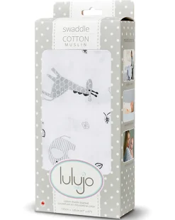 Copertina Swaddle 120 x 120 cm, Afrique - 100% mussola di cotone