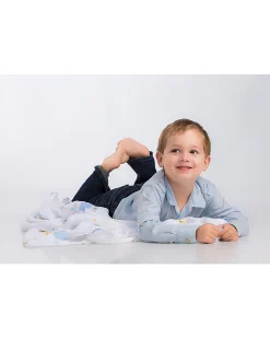 Copertina Swaddle 120 x 120 cm, Dreamland - 100% mussola di cotone