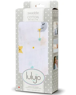 Copertina Swaddle 120 x 120 cm, Dreamland - 100% mussola di cotone