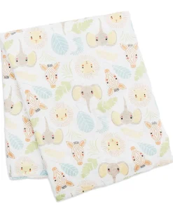 Copertina Swaddle 120 x 120 cm - Giungla - 100% mussola di cotone