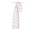 Copertina Swaddle 100x100 cm - Mucca Highlander - 100% Mussola di Cotone