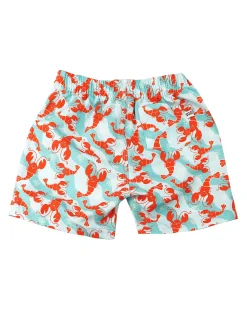 Costume da Bagno a Pantaloncino - Tessuto Traspirante - Logan l'Aragosta - UPF 50+