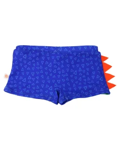 Costume da Bagno Boxer - Dettagli 3D - Devin il Dinosauro - UPF 50+