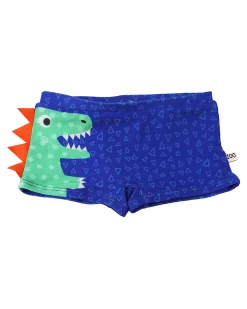 Costume da Bagno Boxer - Dettagli 3D - Devin il Dinosauro - UPF 50+