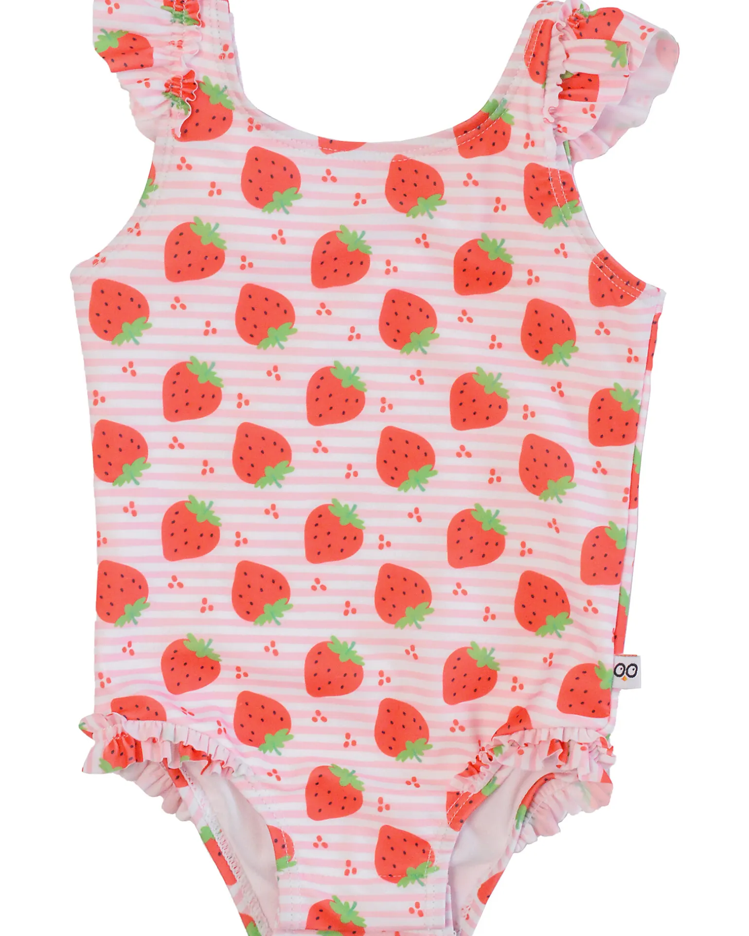 Costume Intero con Volant per Neonato - Fragole