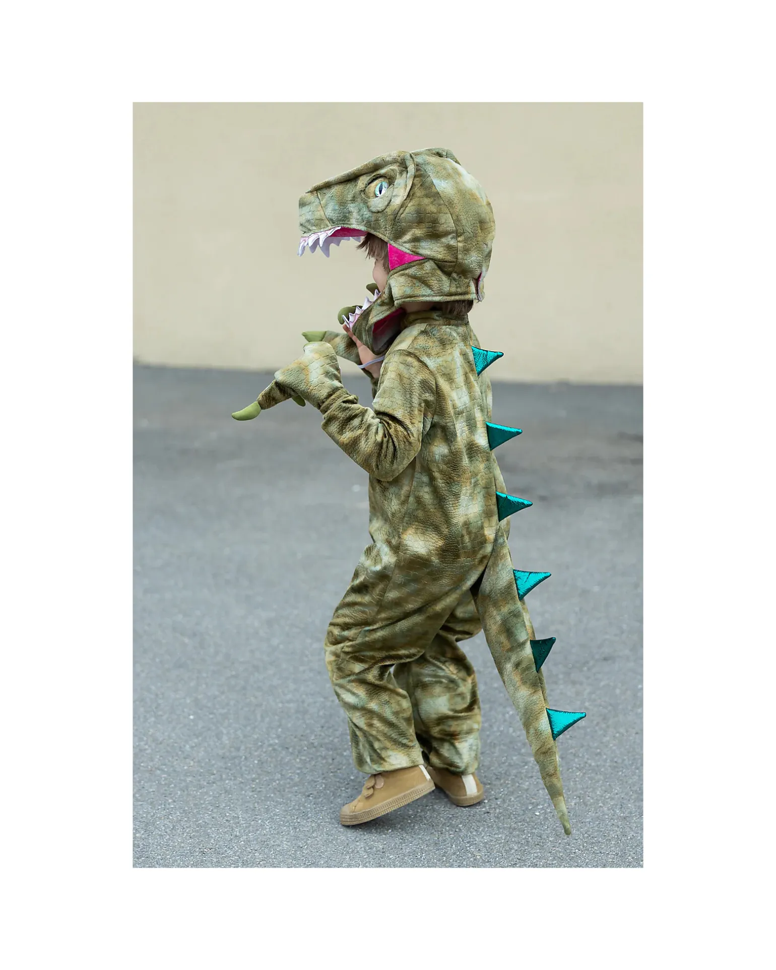 Costume Raptor Deluxe per Bambini - A Land Before Mine - 2-3 anni