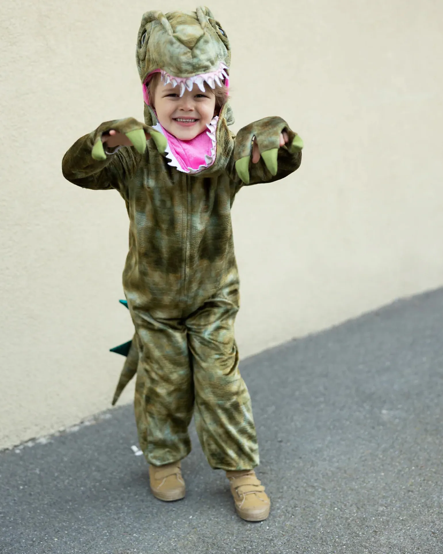 Costume Raptor Deluxe per Bambini - A Land Before Mine - 2-3 anni
