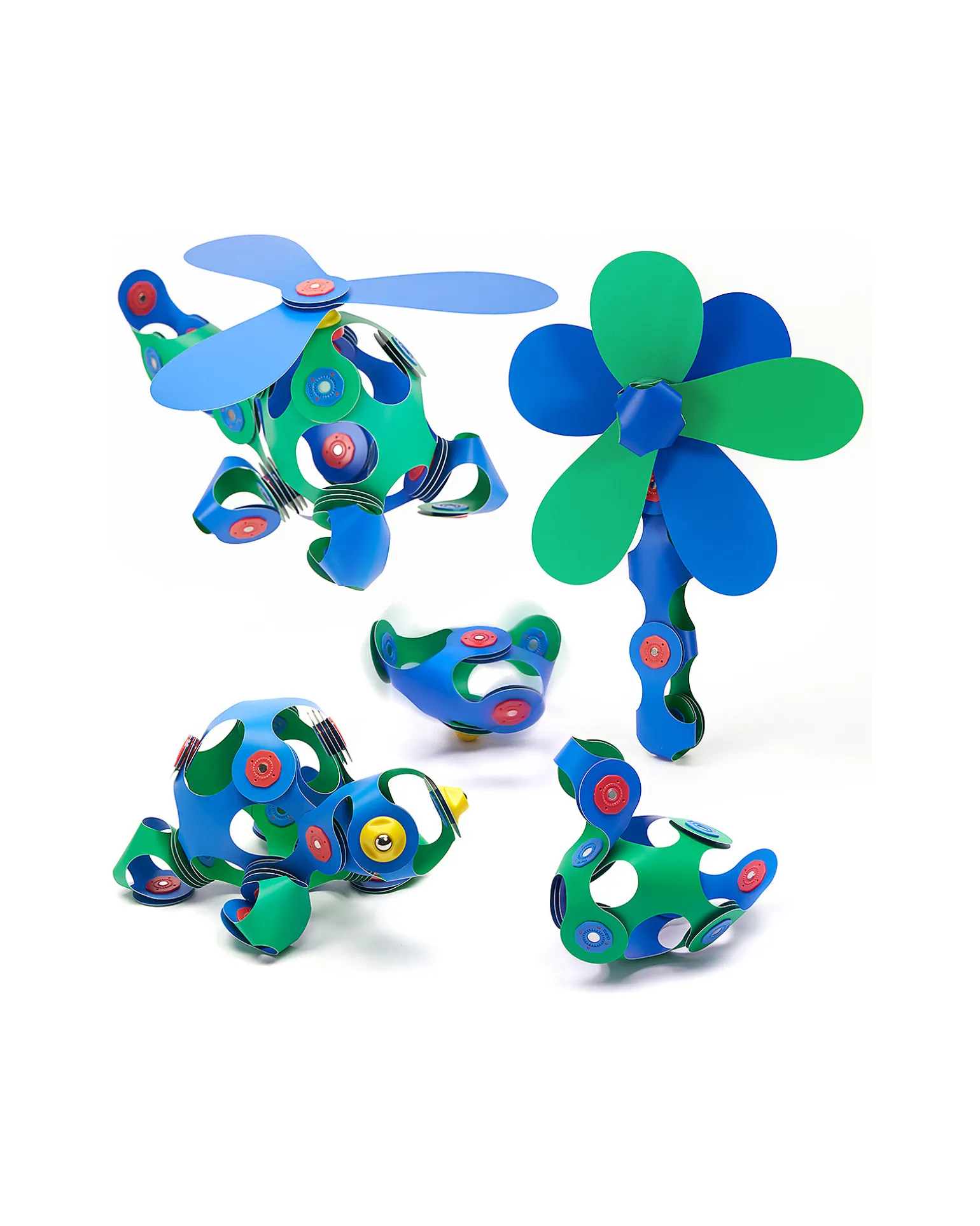 Crew Pack - 30 Pezzi - Blu Verde - Gioco Magnetico STEAM - 4+ Anni