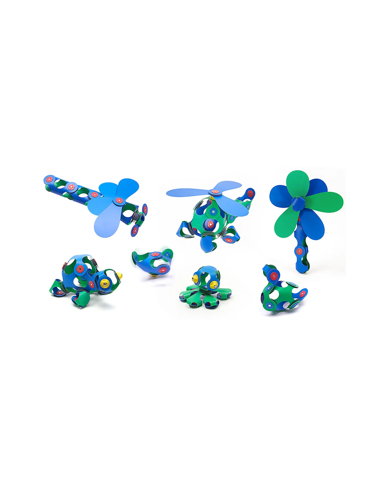 Crew Pack - 30 Pezzi - Blu Verde - Gioco Magnetico STEAM - 4+ Anni