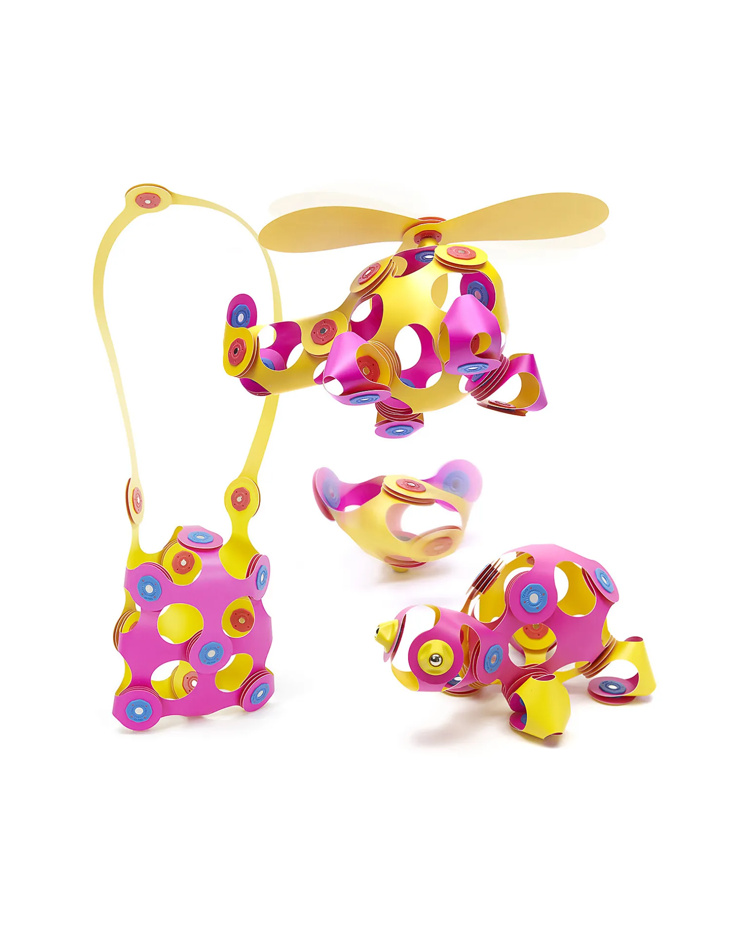 Crew Pack - 30 Pezzi - Rosa Giallo - Gioco Magnetico STEAM - 4+ Anni