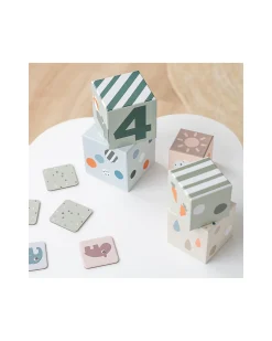 Cubi Impilabili - 5 Pezzi- Deer Friends - 12m+
